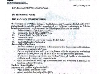 FAMSAS College Recruitment 2026