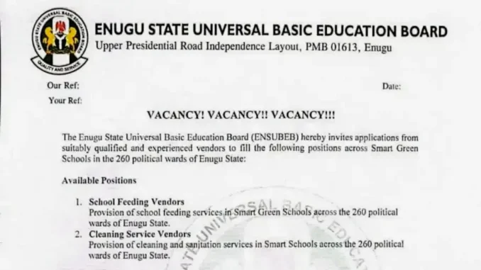 ENSUBEB Invites Shortlisted Vendors for Smart Green Schools Screening & Interview 2026