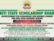 Ekiti State Scholarship Board 2025/2026