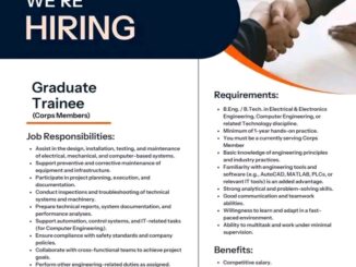 FrontHill Controls Graduate Trainee Recruitment 2026