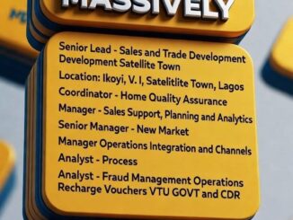 MTN Nigeria Recruitment 2026