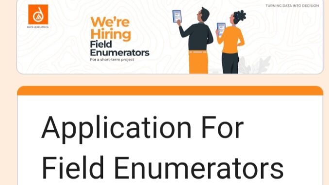 Data-Lead Africa Field Enumerators